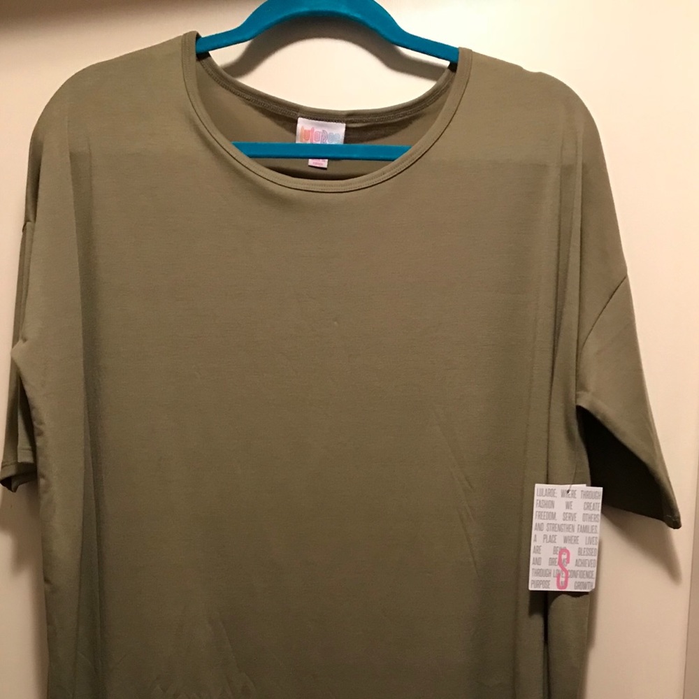LulaRoe Small Olive Green Irma